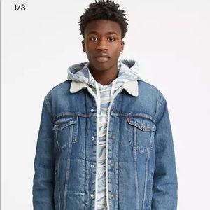 Levi Sherpa Jean Jacket